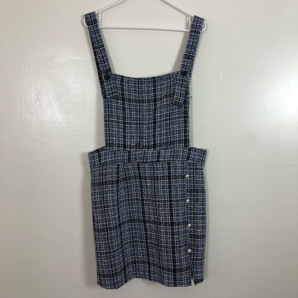 Shein Overall Dress w/ Checkered Pattern - Picture 1 of 6